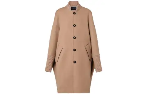 LOUIS VUITTON Slouchy Long Bomber Coat