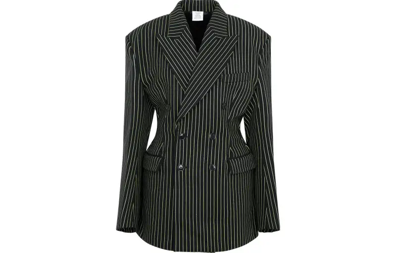 Vetements Hourglass Molton Tailored Jacket