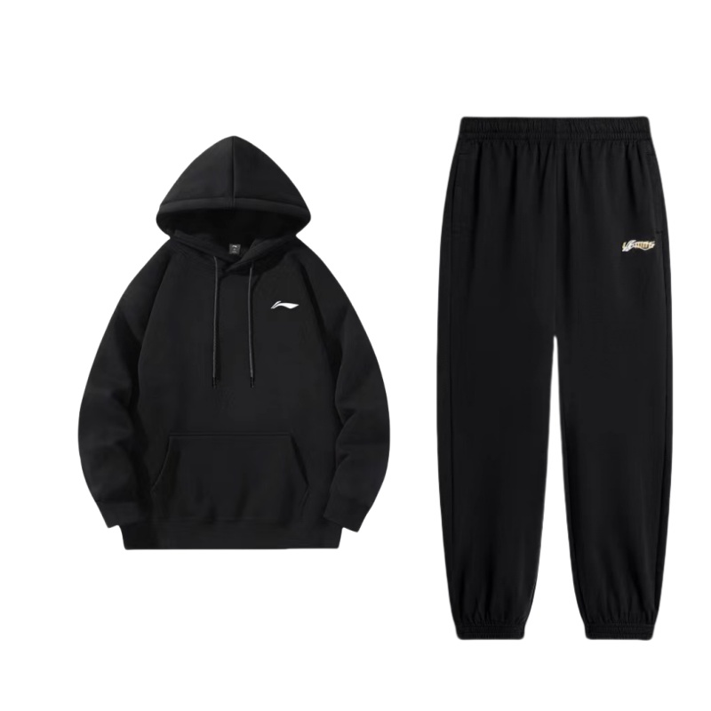 Li Ning Sports Life Collection Casual Sportswear Unisex Black
