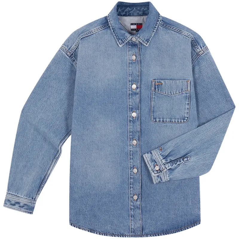 Tommy Hilfiger Shirt Women's Denim Blue 1AB