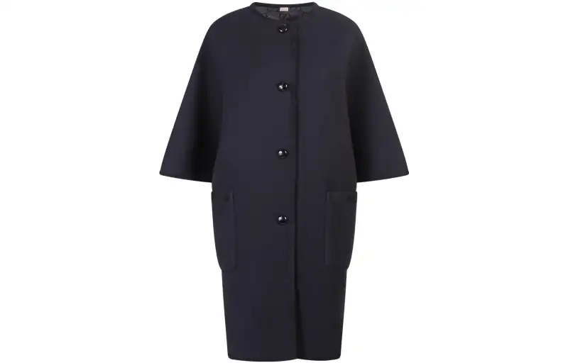 Gg Supreme reversible wool coat