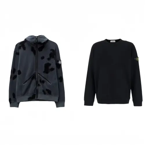 STONE ISLAND Casual Sportswear Unisex Black
