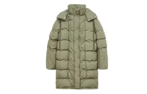 LOEWE SS24 Down Jacket Women's Laurel Green