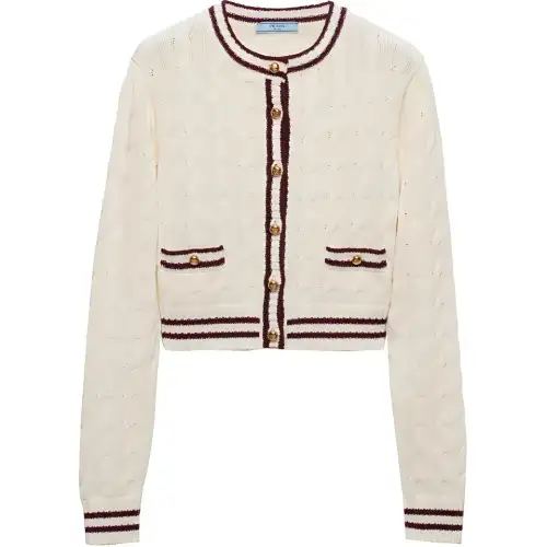 PRADA SS24 Knitwear Women's Ivory