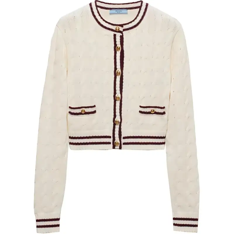 PRADA SS24 Knitwear Women's Ivory