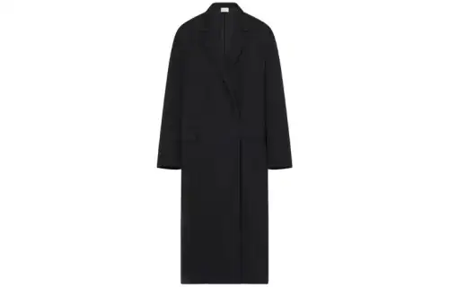 THE ROW Coats Women's Black Lapel