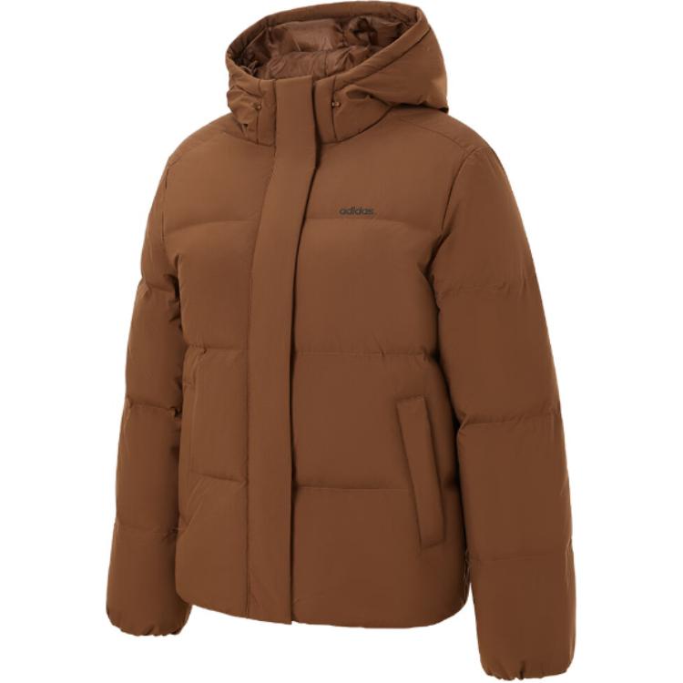 Женская куртка adidas куртка-пуховик (коричневая)