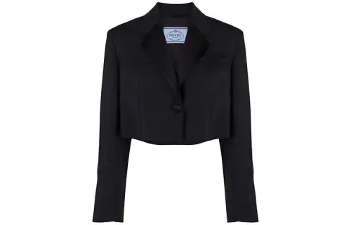 PRADA Business Suits Women's Black Suit Collar Moderate