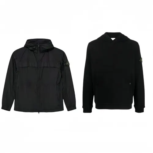 STONE ISLAND Casual Sportswear Unisex Black