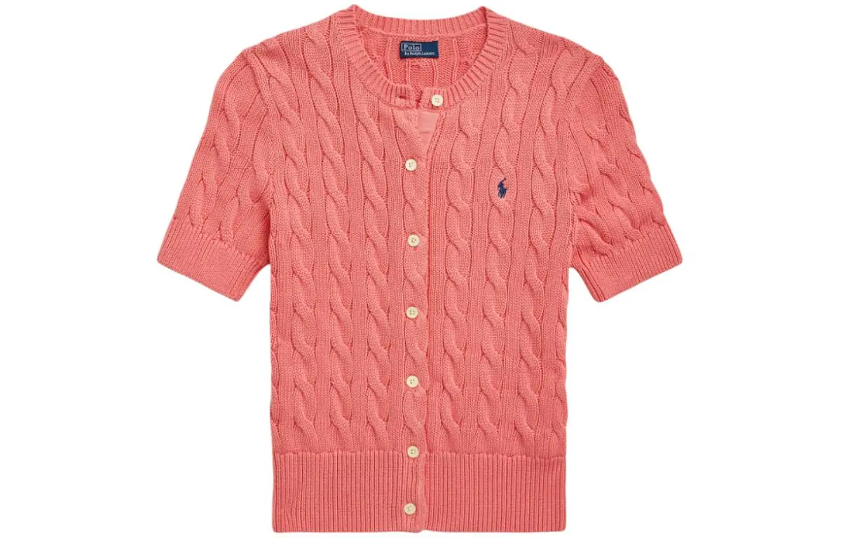 Polo Ralph Lauren SS24 Knitwear Slim Fit Women's Pink