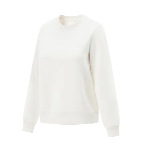 Li Ning Fitness Series Sweatshirt Women's Champagne White