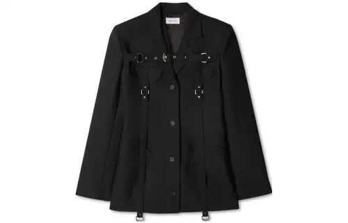 OFF WHITE Buckle Detailed Long Sleeved Jacket