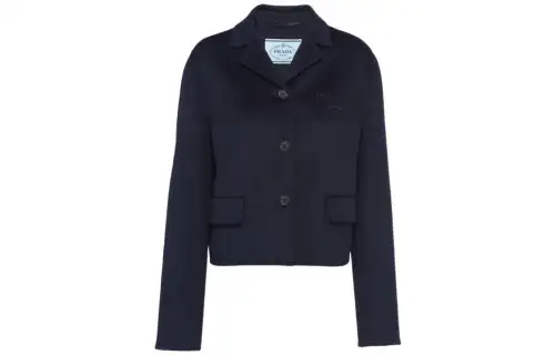 PRADA Single-breasted Cashgora Jacket