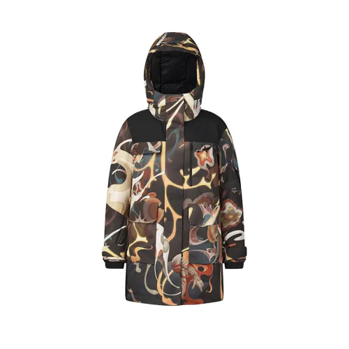 FILA Down Jacket Women's All Over Print