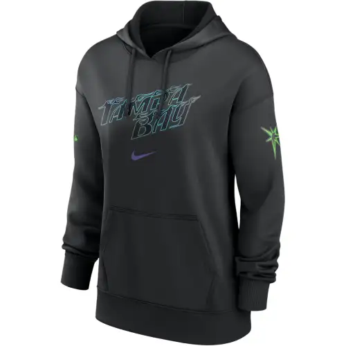 Nike MLB Collaboration Tampa Bay Rays Sweatshirt Tampa Bay Rays Women's Black