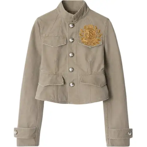 Burberry B Crest cotton jacket