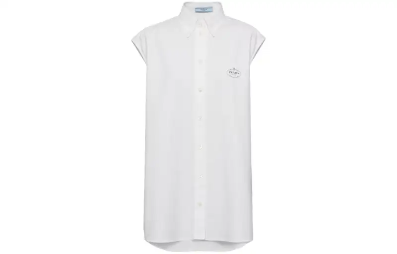 PRADA Button Up Sleeveless Shirt