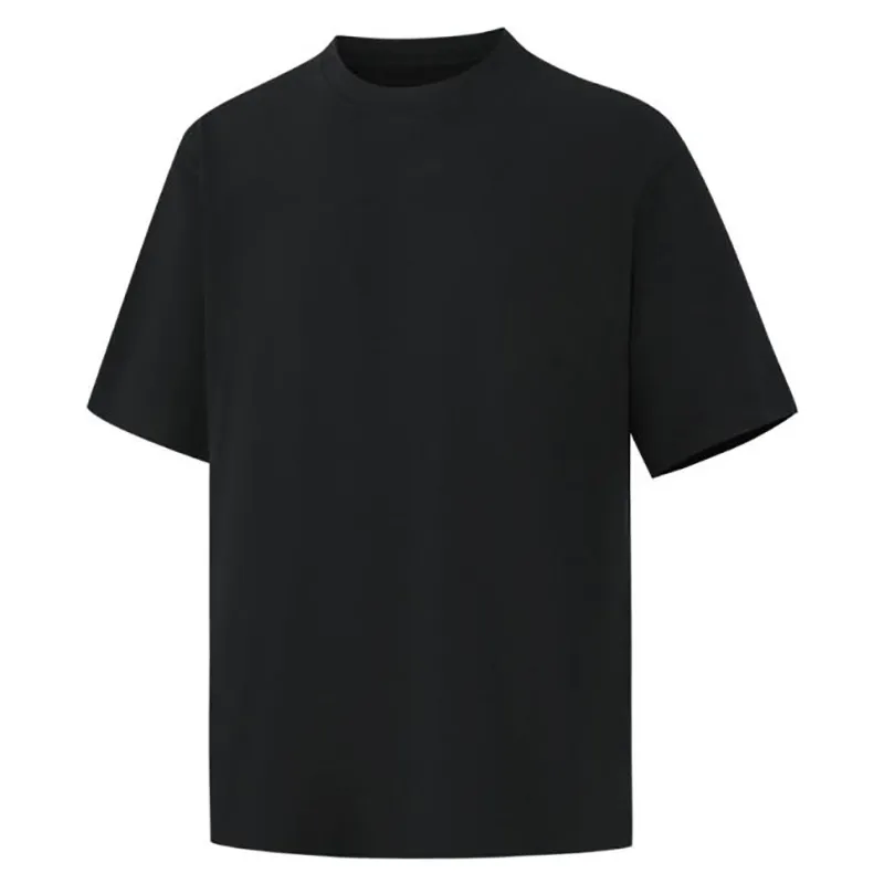 Nike T-Shirts Men's Black Crew Neck Moderate