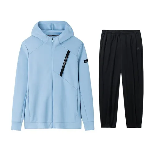 ANTA Casual Sportswear Men's Hooded Thickened And Fleece Lined