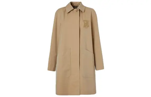 Burberry Coats Women's Brown Lapel Moderate