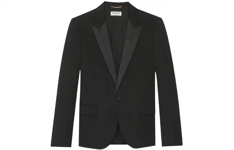 SAINT LAURENT Single-Breasted Buttoned Blazer