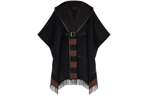 LOUIS VUITTON Coat Women's Black