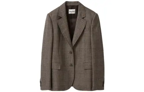 MIU MIU SS23 Business Suit Coat Women's Brown