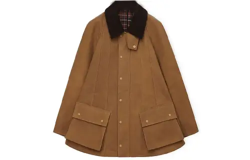 LOEWE Coats Women's Chestnut Brown Lapel Moderate