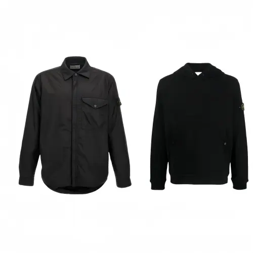 STONE ISLAND Casual Sportswear Unisex Black