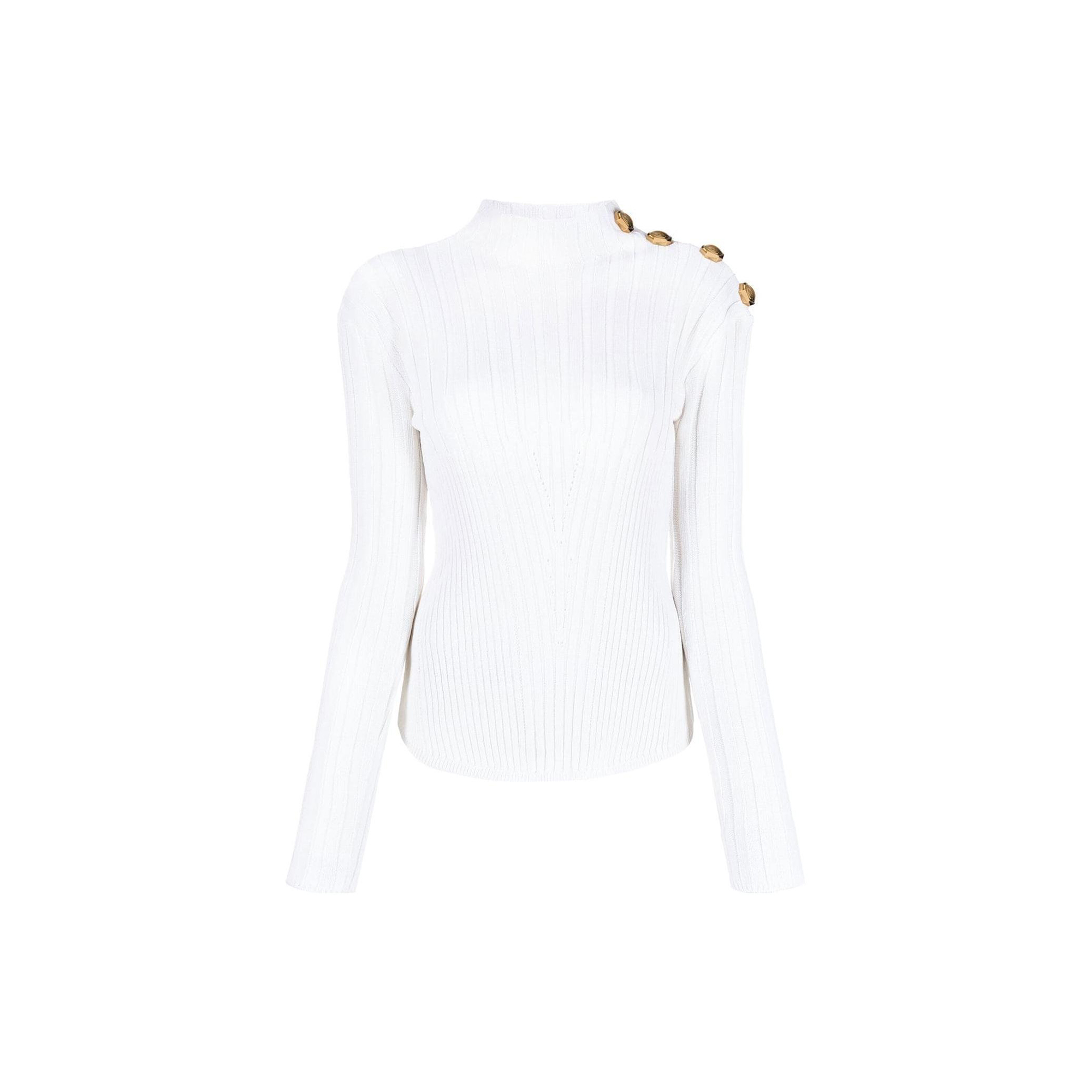 Женский свитер BALMAIN FW22 (белый)