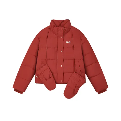 FILA Heritage Down Jacket Women's Rhythm Red