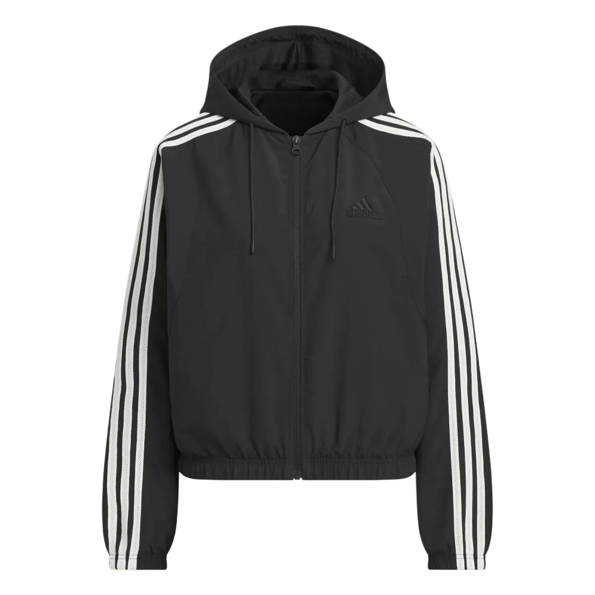Adidas 3 Stripes WOVEN JACKET Jackets & Coats Women's Black