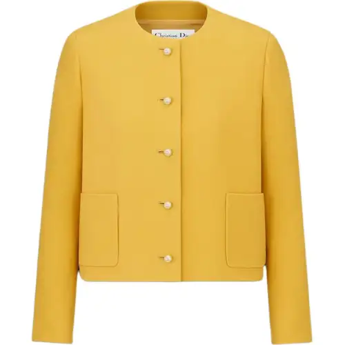 DIOR Jackets & Coats Women's Yellow