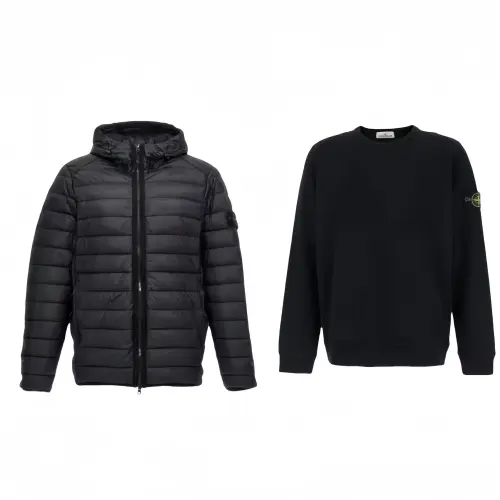 STONE ISLAND Casual Sportswear Unisex Black