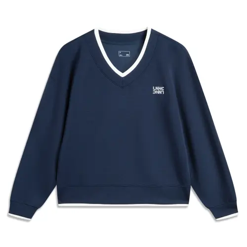 Li Ning Sports Life Collection Sweatshirt Women's Dark Marine Blue