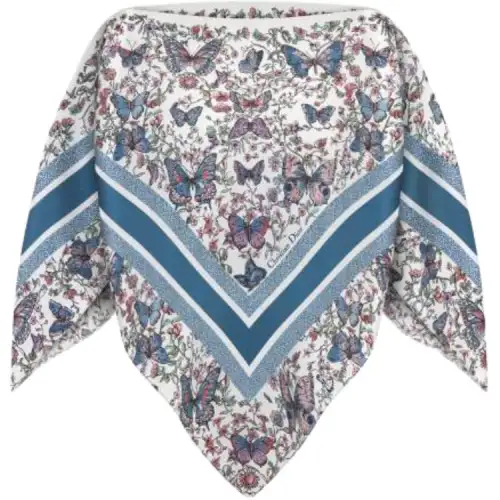 DIOR Shirts Women's Blue Boat Neck Moderate