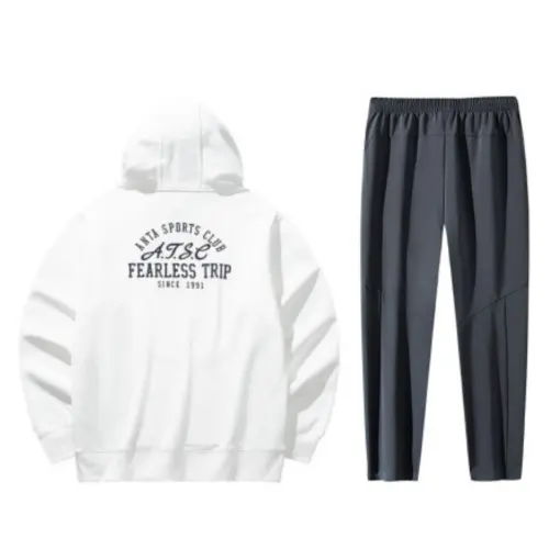 ANTA Casual Sportswear Men's Hooded Thickened And Fleece Lined