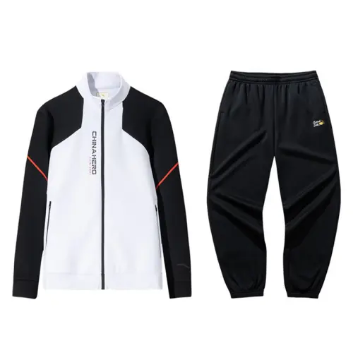 ANTA Casual Sportswear Men's Stand Collar Thickened And Fleece Lined