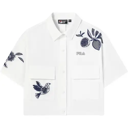 FILA SS25 Shirt Women's Cloud White WT