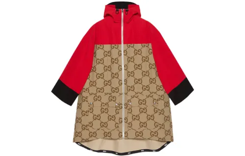 GUCCI Coats Women's Multicolor Hooded Moderate