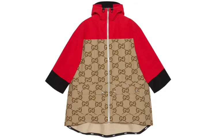 GUCCI Coats Women's Multicolor Hooded Moderate