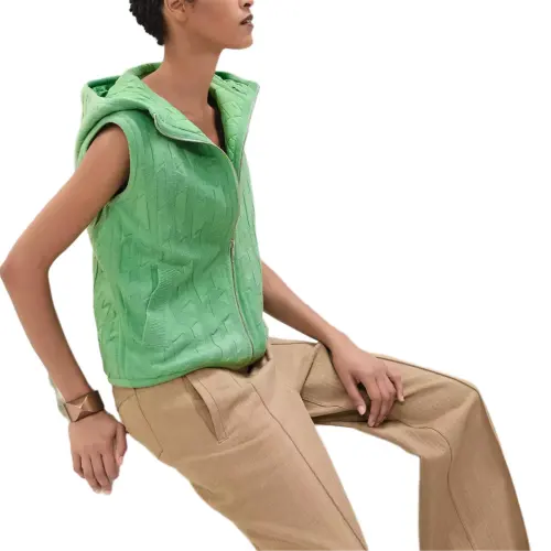 HERMES SS25 Spring Summer Collection Jackets & Coats Women's Green