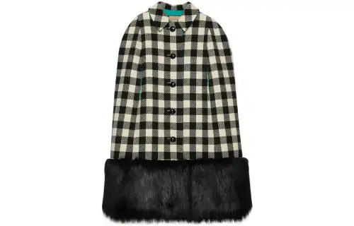 GUCCI Coats Women's Black Lapel Moderate