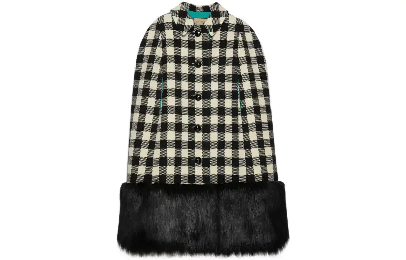 GUCCI Coats Women's Black Lapel Moderate
