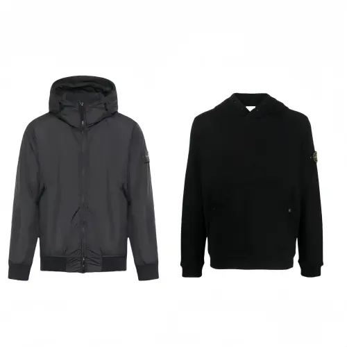 STONE ISLAND Casual Sportswear Unisex Black