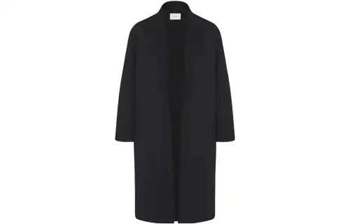 THE ROW Coats Women's Black Lapel Moderate