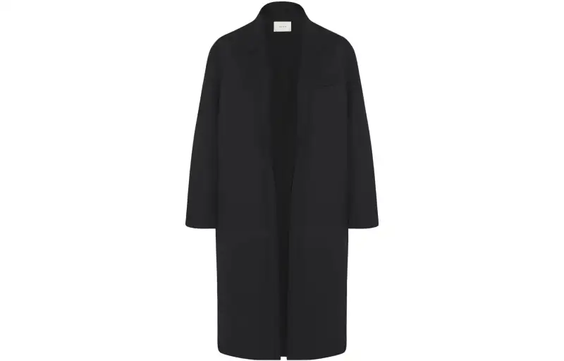 THE ROW Coats Women's Black Lapel Moderate