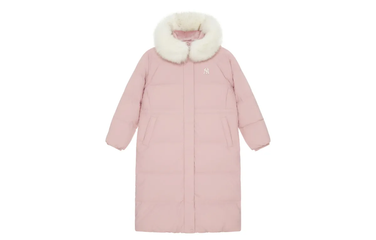 MLB New York Yankees Basic Collection Down Jacket Women's Hemp Pink