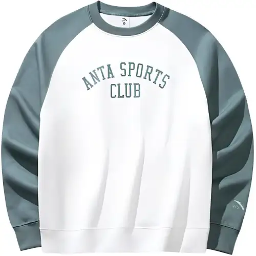 Anta Life Collection Sweatshirt Women's Ivory White/Tree Green