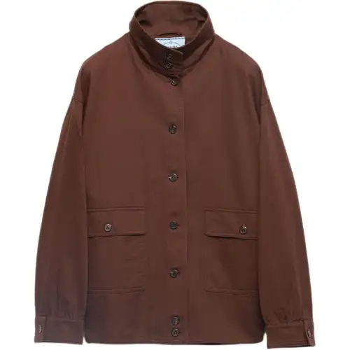Prada Long-Sleeved Button-Up Jacket